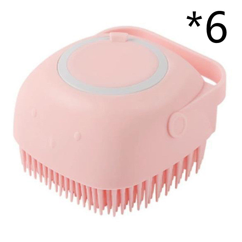 Silicone Cat and Dog Bath Massage Gloves Brush Pet Cat Bathroom Cleaning Tool