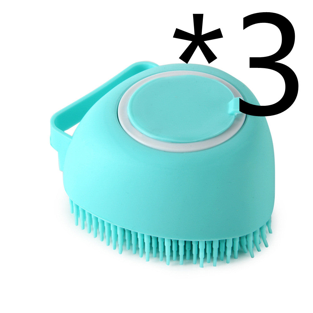Silicone Cat and Dog Bath Massage Gloves Brush Pet Cat Bathroom Cleaning Tool
