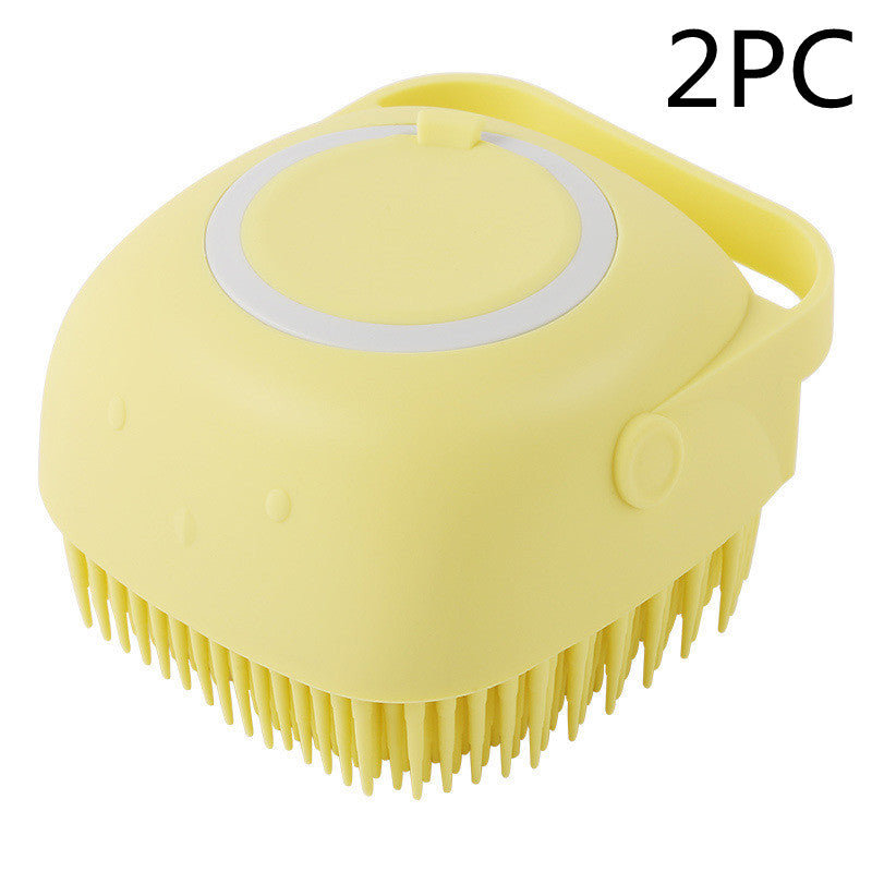 Silicone Cat and Dog Bath Massage Gloves Brush Pet Cat Bathroom Cleaning Tool