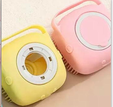 Silicone Cat and Dog Bath Massage Gloves Brush Pet Cat Bathroom Cleaning Tool