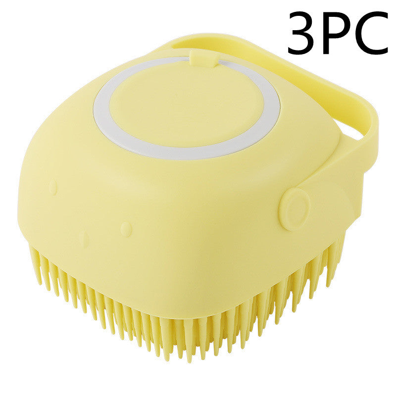 Silicone Cat and Dog Bath Massage Gloves Brush Pet Cat Bathroom Cleaning Tool
