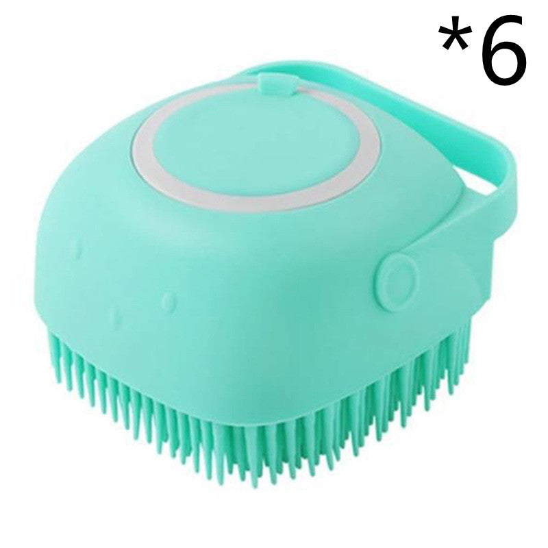 Silicone Cat and Dog Bath Massage Gloves Brush Pet Cat Bathroom Cleaning Tool