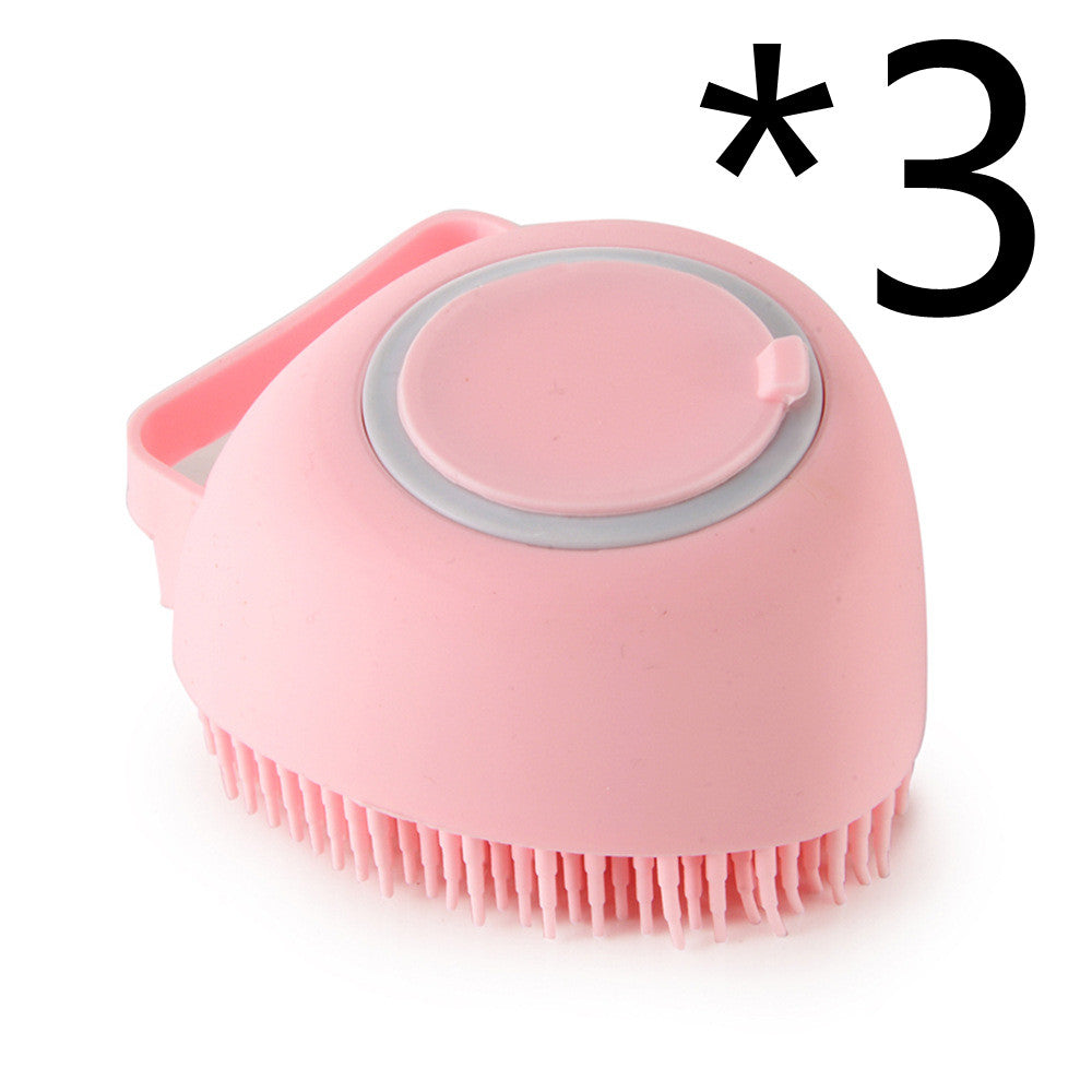 Silicone Cat and Dog Bath Massage Gloves Brush Pet Cat Bathroom Cleaning Tool