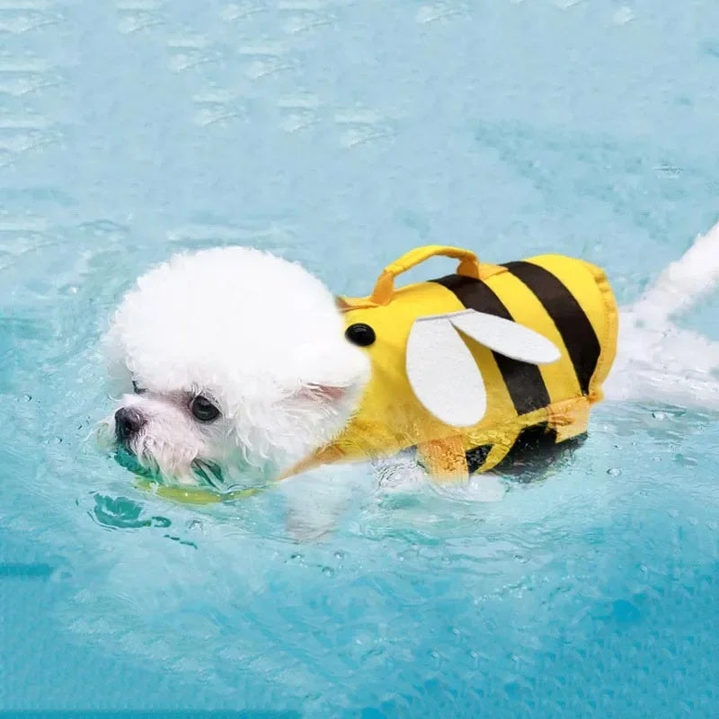 Summer Dog Life Jacket Safety Swimming Suit