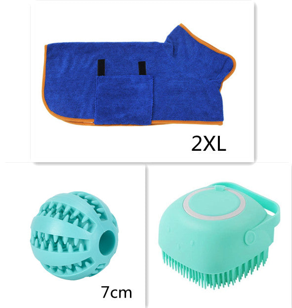 Silicone Cat and Dog Bath Massage Gloves Brush Pet Cat Bathroom Cleaning Tool